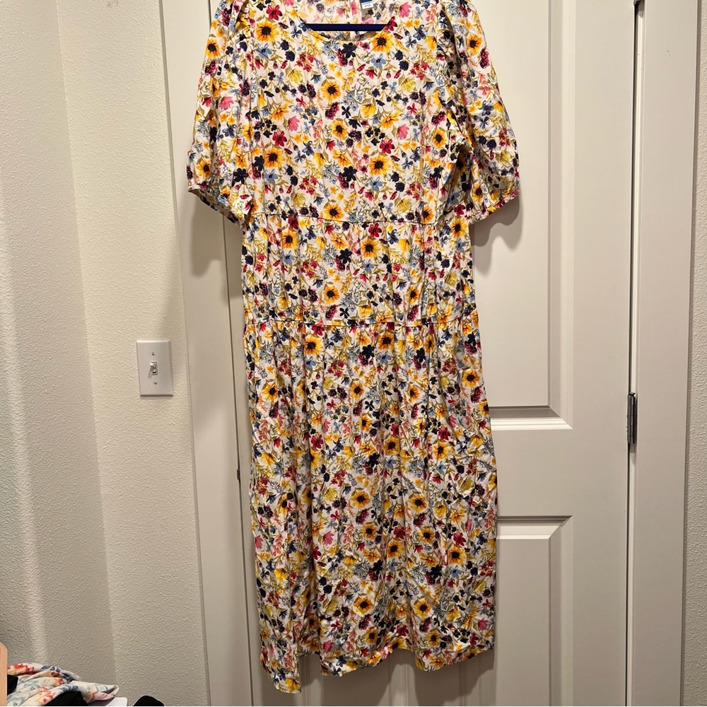 Old navy floral dress xl nwot